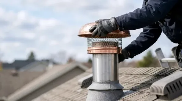Installing a top-sealing damper and cap in Marlboro